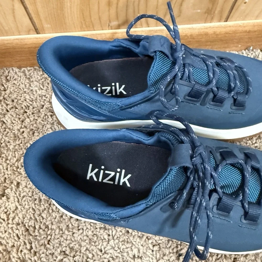 Kizik Wasatch Tidepool Sneakers Womens 7 Hands Free Comfort Shoes EUC